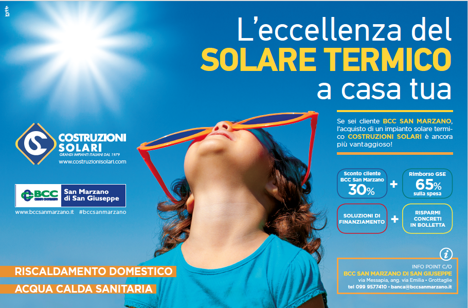 Costruzioni Solari e BCC San Marzano Offerta