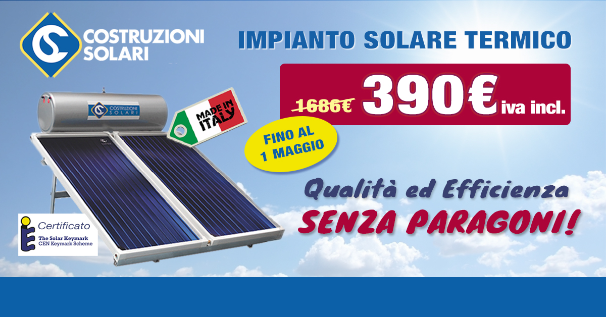 Impianto solar in offerta