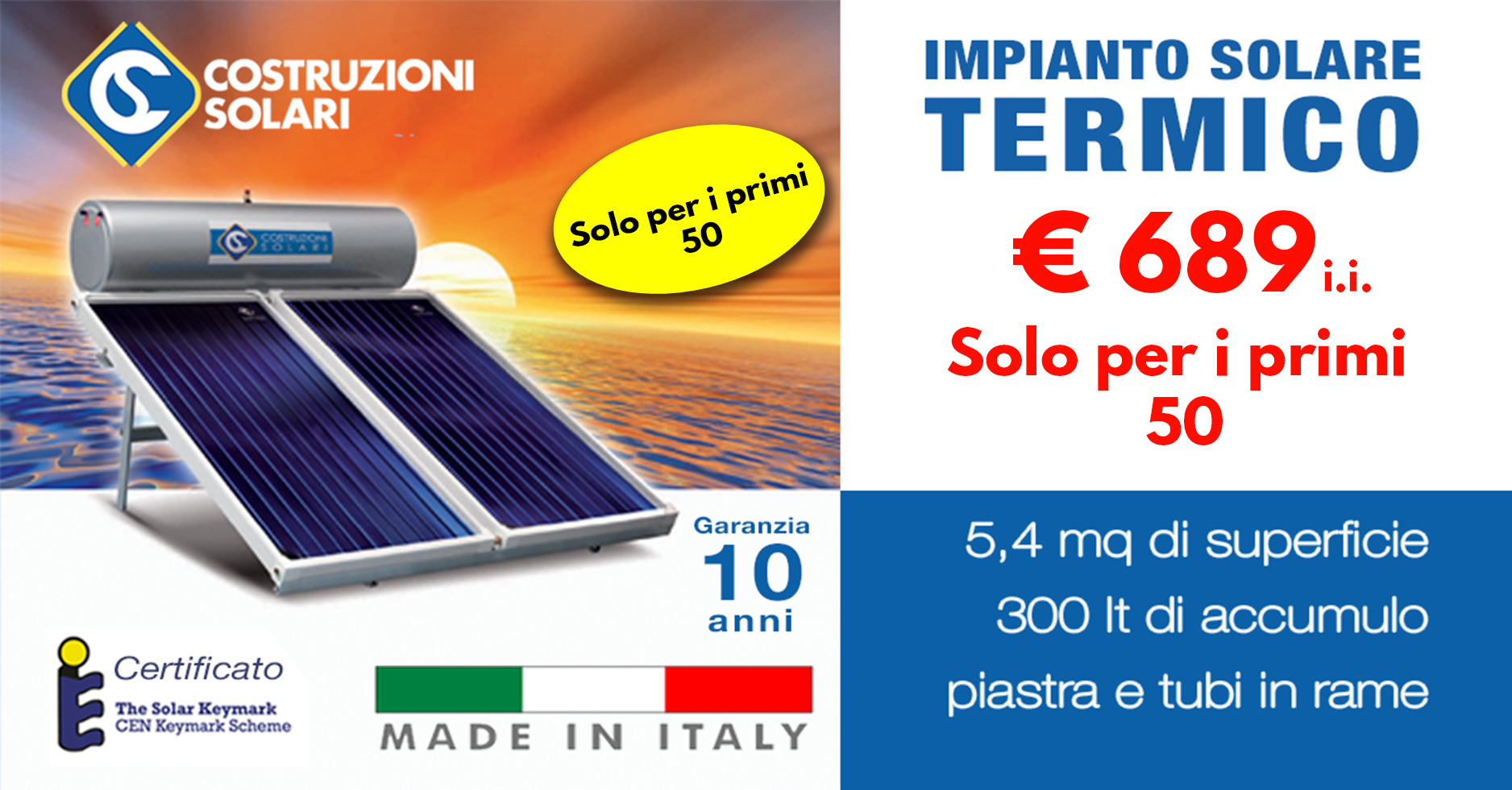 Offerta Impianto solare termico