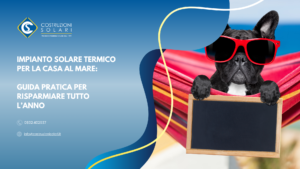Impianto solare termico per la casa al mare