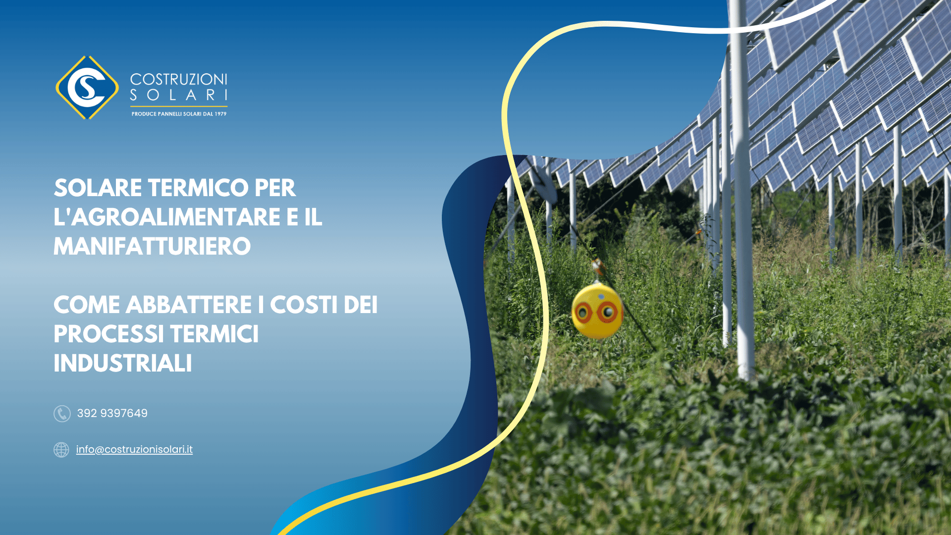 solare termico per processi industriali